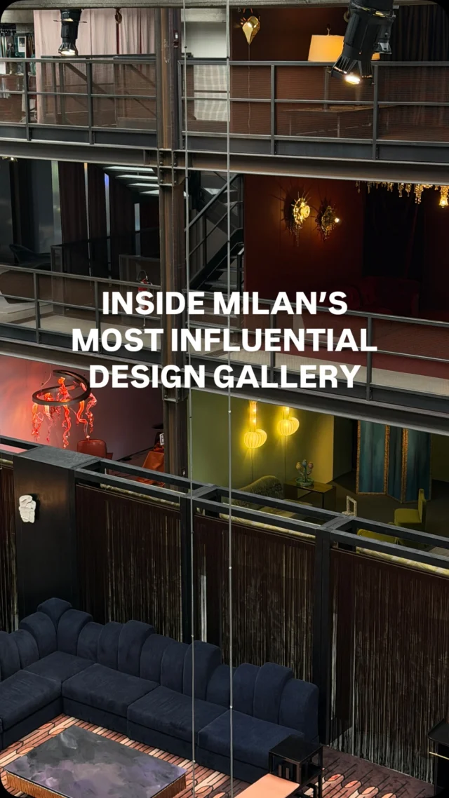 If you’re visiting Milan and love interior design, this is a place you can’t miss.
 Welcome to Nilufar Depot—one of the world’s most influential design destinations curated by a true queen of the Italian design world, master gallerist and furniture dealer Nina Yashar.

The incredible space (not to be confused with Nilufar Gallery) is a converted silverware factory that houses 3 stories of historic and contemporary pieces, including work from legends like Gio Ponti and Piero Fornasetti. Every room feels like stepping into a perfectly curated home, where the most unique contemporary pieces you’ve ever seen sit alongside rare vintage finds.
 What makes this gallery so inspiring is its curation. Rather than displaying individual pieces, each room is thoughtfully composed as its own complete world—objects, material, and artwork carefully chosen to create a distinct atmosphere and tell its own story.
 Whether you’re an interior designer or simply appreciate beautiful spaces, this gallery is worth adding to your Milan itinerary. And because inventory changes all the time, there’s always something new to see!
 Save this for your next trip to Milan #interiordesign