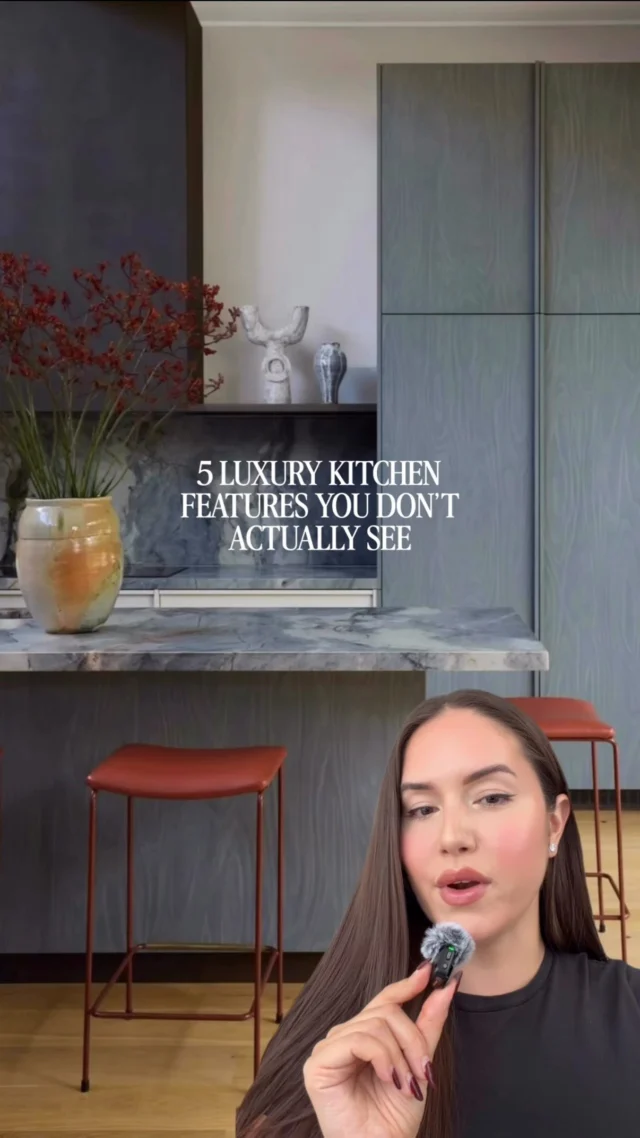 Luxury isn’t necessarily about adding more. Sometimes it’s about designing away the things you don’t want to see so the materials and architecture you actually chose to see can take centre stage! Here are five impactful kitchen upgrades I always incorporate in my kitchen designs ft. @dockingdrawer